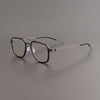 Titanium Aviator Square Glasses Frames 9743