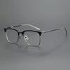 Retro Titanium Square Glasses Frame WALOORF