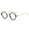 Titanium Vintage Round Eyeglasses Frames KMN1110 KMN1111