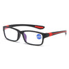 TWO-COLOR FRAME SPORTS ANTI-BLUE LIGHT READING GLASSES