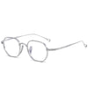 Titanium Geometric Glasses Frame KMN9917