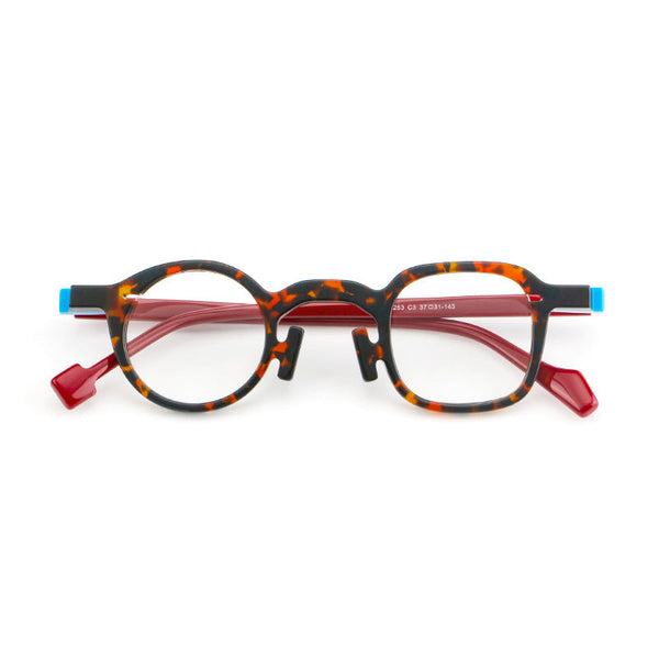 Cham Fashion Geometric Acetate Glasses Frame
