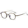 Titanium Geometric Glasses Frame KMN9917