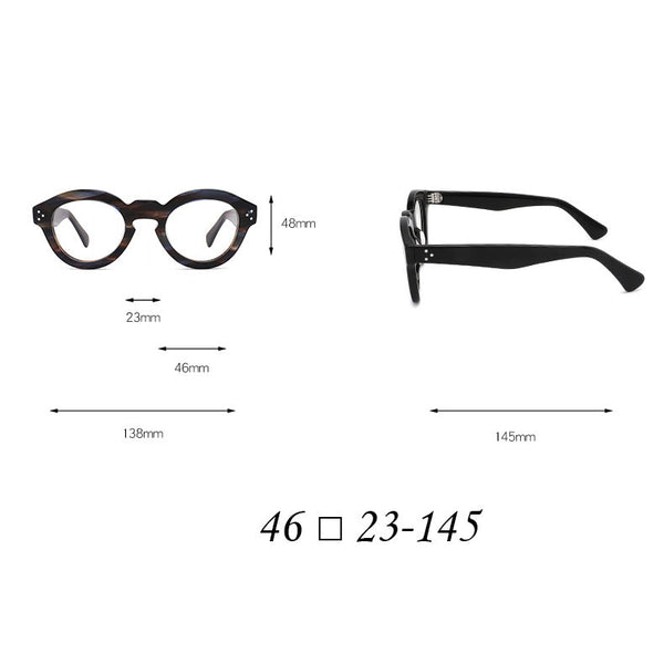 Wei Vintage Acetate Glasses Frame