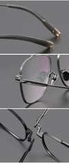 Titanium Aviator Square Glasses Frames ST LSA105