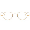 Titanium Vintage Oval Eyeglasses Frames KMN53