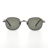 Burwell Titanium Vintage Eyeglasses Frame With Sunglasses Clips