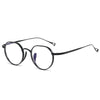 Titanium Geometric glasses FrameKMN-9916