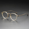 Titanium Vintage Geometric Eyeglasses Frames KMN1113