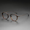 Titanium Vintage Geometric Eyeglasses Frames KMN1113