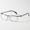 Titanium Vintage Square Flip Cover Eyeglasses Frames 11488