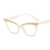 New cat's eye eyebrow decorative flat mirror can be fitted with nearsighted glasses frame ladies fashion cross-border glasses frame.