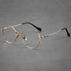 Titanium Geometric Glasses Frame ST 563