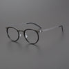 Leander Titanium Vintage Round Eyeglasses Frames 9704
