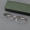 Retro Titanium Square Glasses Frame 0349