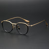 Titanium Vintage Oval Eyeglasses Frames DTX131