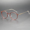 Titanium Round Glasses Frame 6541