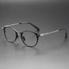 Retro Oval Titanium Ultra-Light Glasses Frame DRX2078