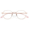 Titanium Geometric Glasses FrameST3931