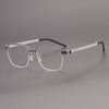 Retro Titanium Square Glasses Frame 7423