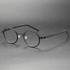 Titanium Vintage Round Eyeglasses Frames 9707