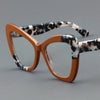 Plate glasses retro cat eye frame 8801