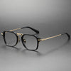 Titanium Vintage Square Glasses Frame DTX413