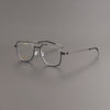 Titanium Aviator Square Glasses Frames 9743