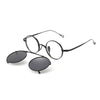 Monroe Titanium Round Clip-ons Sunglasses