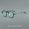Van Retro Round Acetate Glasses Frame