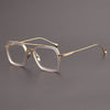 Titanium Aviator Square Glasses Frames 7406000