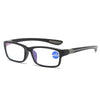 TWO-COLOR FRAME SPORTS ANTI-BLUE LIGHT READING GLASSES