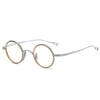 Titanium Vintage Round Eyeglasses Frames KMN123