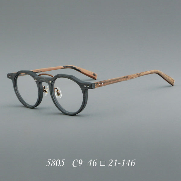 Raed Retro Round Acetate Glasses Frame