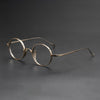 Titanium Vintage Round Eyeglasses Frames 10518R