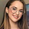 Light Metal Cat Eye Glasses