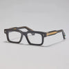 Velora Turquoise Acetate Square Luxury Eyeglasses Handmade Designer Frame