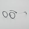 Titanium Vintage Round Eyeglasses Frames SC2222