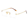 Titanium Rimless Oval Glasses Frames ZY007