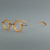 Ultra-Light Small Round Vintage Acetate Glasses 5813