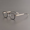 Titanium Aviator Square Glasses Frames 9743