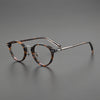 Titanium Round Glasses Frame 9806