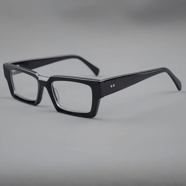 Piller Retro Rectangle Acetate Glasses Frame