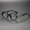 Titanium Vintage Round Eyeglasses Frames 80854