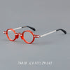 LeifRetro Small Round Acetate Glasses Frame