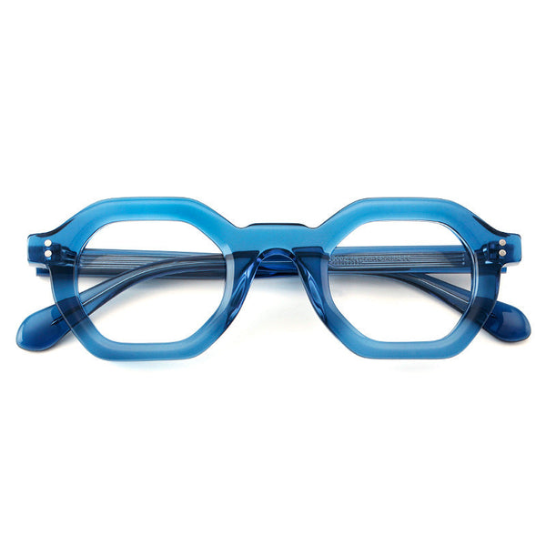 Pabon Vintage Geometric Acetate Glasses Frame