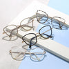 Light Metal Cat Eye Glasses