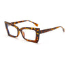 Optics Cat Eye Glasses Frames Vintage Transparent Lens Prescription Myopia Glasses Frames Men Eyeglasses