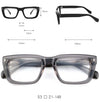 Sutton Retro Rectangle Acetate Glasses Frame