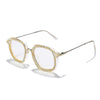 Luxury Rhinestone Frame Anti Blue Light Glasses Vintage Diamond Square Oversize Clear Lens Eyeglasses Optical Spectacle Frame